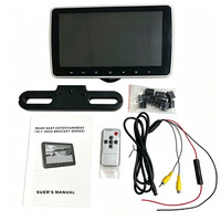 Venta de fábrica, Monitor LCD portátil de 10,1 pulgadas, reproductor de Monitor TFT para reposacabezas de coche para asiento trasero AV Compatible con reproductores de DVD MP5