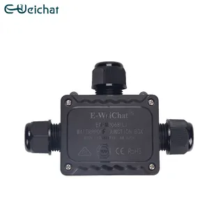 Underground Cable Line Protection Sleeve Connectors IP68 M25 Electrical Junction Box Waterproof T- Junction