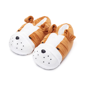 Pantuflas de Algodón Cálidas para Interiores con Diseño de Cachorro de Dibujos Animados - Product Image 4