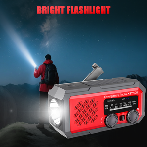2000mAh AM/FM Emergency Radio with Flashlight USB Powered - Product Image 5