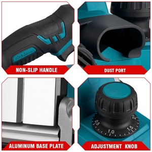 <span class=keywords><strong>Raboteuse</strong></span> électrique sans fil ONEVAN 30000 tr/min, outil de découpe de meubles DIY, outil de travail du bois, batterie 3.0Ah, 2 vitesses - Product Image 6
