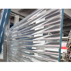 Nhà Máy Thủy Tinh Chất Lượng Cao Trang Trí Cường Lực Kết Cấu Rãnh Màu Đen Thủy Tinh - Product Image 5