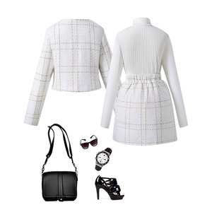 Tenue de princesse élégante de style occidental pour filles, robe à bretelles noires + <span class=keywords><strong>veste</strong></span> de soirée à manches longues, vêtements pour enfants - Product Image 4