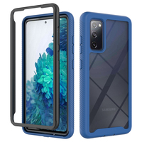 Pour Samsung Galaxy S20 FE Protection intégrale du corps antichoc avant coque arrière pour Samsung S20 21 23 24 FE avec cadre avant