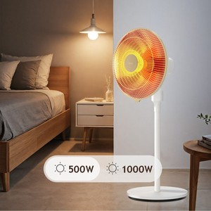 Chauffage Électrique Midea NPT-HWR 420mm, Chauffage Rapide, Utilisation sur Table ou au Sol, 500W 1000W, Minuteur 7H, Chaleur pour Grandes Surfaces - Product Image 6