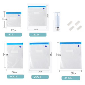 Zip Shut Reusable Food-Grade Silicone Eco-Friendly 10 Pack Kitchen Storage Bag Food Storage Stand up - Product Image 3