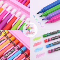 Haute qualité enfants peinture dessin Art ensemble fournitures ensemble De Arte avec des crayons de couleur Crayons marqueurs