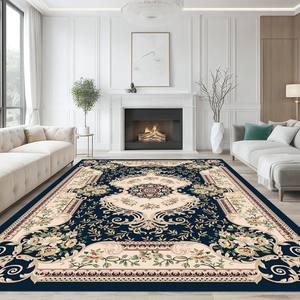 سجاد صلاة بتصميم فارسي كلاسيكي قابل للغسل بطباعة رقمية، سجاد لغرفة المعيشة وطاولة القهوة وغرفة النوم المنزلية - Product Image 3