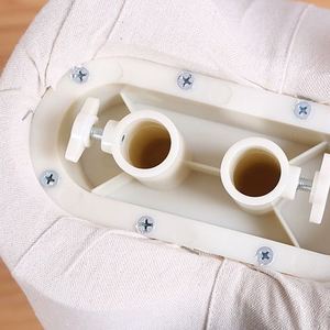 Soporte de plástico ajustable para cuerpo, cabeza galvanizada de alambre de hierro, maniquí femenino dorado - Product Image 6