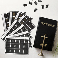Étiquettes autocollantes imperméables spécifiques à la Bible, onglets de marquage codés par couleur, autocollants marque-pages pour cahiers