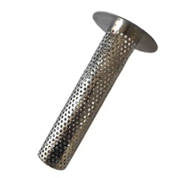 Tube filtrant en acier inoxydable 304 316 2026, tubes cylindriques perforés, tube spiralé