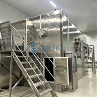 KHFT Gravity Modulaire Dumpling Brood IQF Mesh Belt Spirale Koeler Koelvriezer Conveyor Toren Tunnel Machine