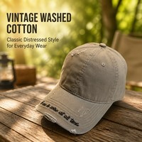 Casquette de baseball vintage en twill délavé, style déstructuré, 6 panneaux, avec boucle métallique réglable, pour hommes et femmes, streetwear