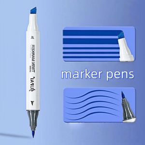 Largest Collection Custom Alcohol <b>Markers</b> Set Dual Tips 12-120 Colors Alcohol Water-Based <b>Permanent</b> Ink for Professional Artists - Product Image 2