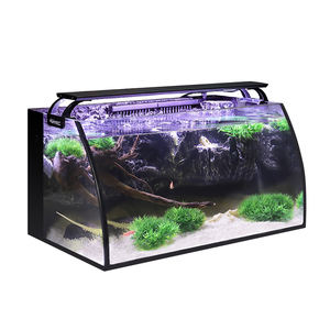 Aquarium Hygger de haute qualité avec décoration rocheuse, éclairage d'aquarium 18W et pompe à eau 7W - Product Image 1