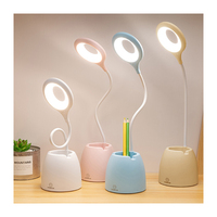 Offre Spéciale lampe pot à brosse alimentation USB clip lampe de table led lampe de table sur bureau pour la lecture et l'étude