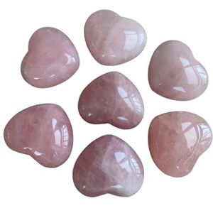 Wholesale Hot Selling <b>Crystal</b> Heart Wealth Attraction Decorative Stone Carving <b>Raw</b> Stone Crusher Mineral Collection DIY Healer - Product Image 3