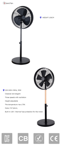 50W ac dc piso simple pedestal eléctrico nuevo diseño foshan <span class=keywords><strong>360</strong></span> grados oscilación ventilador de pie - Product Image 3