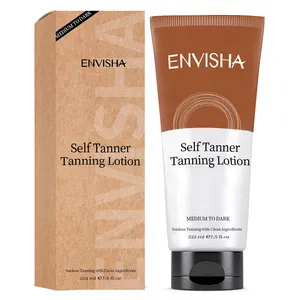 Organic Beauty Tanner Looking Premium Tan-boosting Gradual Face Self Tan Cream Bronzer Tanning Cream Sunless