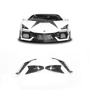 อุปกรณ์ตกแต่งรถยนต์ MSY สไตล์คาร์บอนไฟเบอร์แห้ง ชุดแต่งคิ้วไฟหน้าสำหรับ Lamborghini Revuelto ฝาครอบไฟหน้าคาร์บอนไฟเบอร์ - Product Image 1
