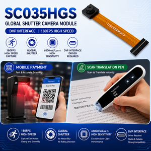 Module de caméra DVP à obturateur global VGA SC035HGS 180fps pour scanner de codes-barres, terminal de paiement, OCR, stylo intelligent - Product Image 3