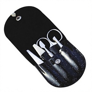 Ensemble de manucure et pédicure de qualité ASAP en acier inoxydable 5 pièces avec coupe-ongles 5-en-1, kit d'outils de soin des ongles durable pour les voyages et les cadeaux - Product Image 1