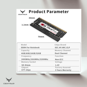 เซนทอร์ ขายส่ง คอมพิวเตอร์ตั้งโต๊ะ OEM แรม DDR4 8GB 3200Mhz พร้อมตัวเลือกแรม <span class=keywords><strong>DDR2</strong></span>/DDR3/DDR5-2GB/4GB/8GB/16GB/32GB - Product Image 5