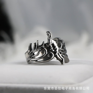 Phoenix <b>Ring</b> For Men <b>Titanium</b> Steel Animal Shape Fashion Jewelry Gift SA506 - Product Image 5