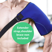 Sangle de fixation pour poche à glace, extensible, multi-usage, avec crochets et boucles, sangles d'extension élastiques à boucles et crochets, bande auto-agrippante