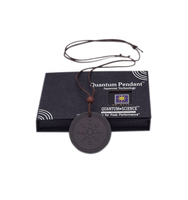 Collier pendentif en forme de lave volcanique, bijou unisexe, technologie japonaise, Quantum, noir, shongite, Emf, Protection du visage contre le soleil, 5G, meilleurs amis, nouveau,