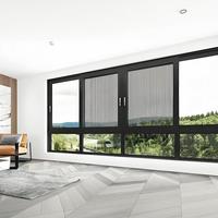 Villas Fenêtre coulissante vitrée moderne Fenêtres en aluminium de haute qualité pour la maison