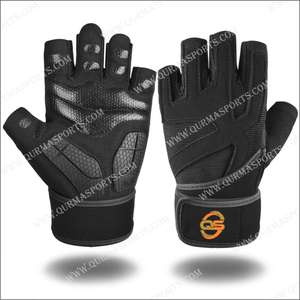 Guantes de Entrenamiento Personalizados para culturismo, guantes transpirables de cuero y neopreno para levantamiento de pesas - Product Image 5