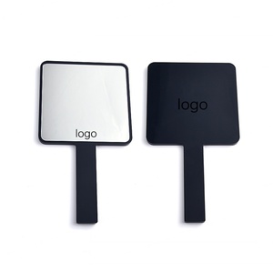 Hot Selling <b>Rectangle</b> Shape Black Color Portable Handheld Makeup <b>Mirror</b> - Product Image 1