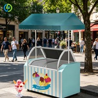 Chariot de cuisine électrique OEM, chariot de restauration rapide, chariot à 3 roues pour glaces et hamburgers, tricycle alimentaire mobile