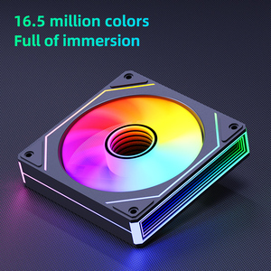 Ventilateur de boîtier de jeu SNOWMAN en promotion, 120 mm, 5 V, PWM, 4 broches, ARGB, effet miroir infini, pression statique 1,5 mm-H2O, faible bruit, roulement à billes - Product Image 6