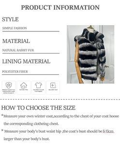 <span class=keywords><strong>Gilet</strong></span> en fourrure de <span class=keywords><strong>lapin</strong></span> à la mode en gros <span class=keywords><strong>Gilet</strong></span> en fourrure pour femmes manteau <span class=keywords><strong>sans</strong></span> manches hiver Rex teint Chinchilla <span class=keywords><strong>gilet</strong></span> en fourrure véritable - Product Image 5