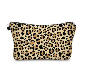 Sac à cosmétiques tendance pour femmes, imprimé vaches, imperméable, en <span class=keywords><strong>tissu</strong></span> polyester PU, fermeture éclair, élégant, pochette de maquillage pour les voyages - Product Image 2