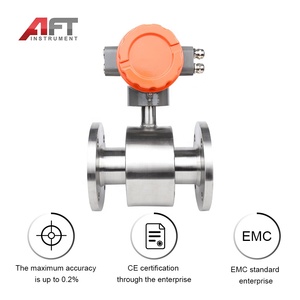 Medidor de Fluxo Eletromagnético Digital Industrial de Baixo Custo em Aço Inoxidável 316L Alta Pressão com RS485 - Product Image 5
