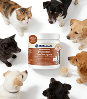 Poudre de probiotiques avec graines de citrouille pour chiens et chats – Favorise la santé intestinale, le système immunitaire, l'énergie et la beauté du pelage – Absorption rapide