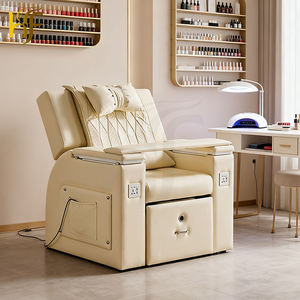 Wasseranschlussfreier Fußbad-Stuhl Elektrischer <span class=keywords><strong>Massage</strong></span>-Pedikürestuhl für Hand- und Fußpflege Wimpernverlängerung Maniküre Pediküre - Product Image 2