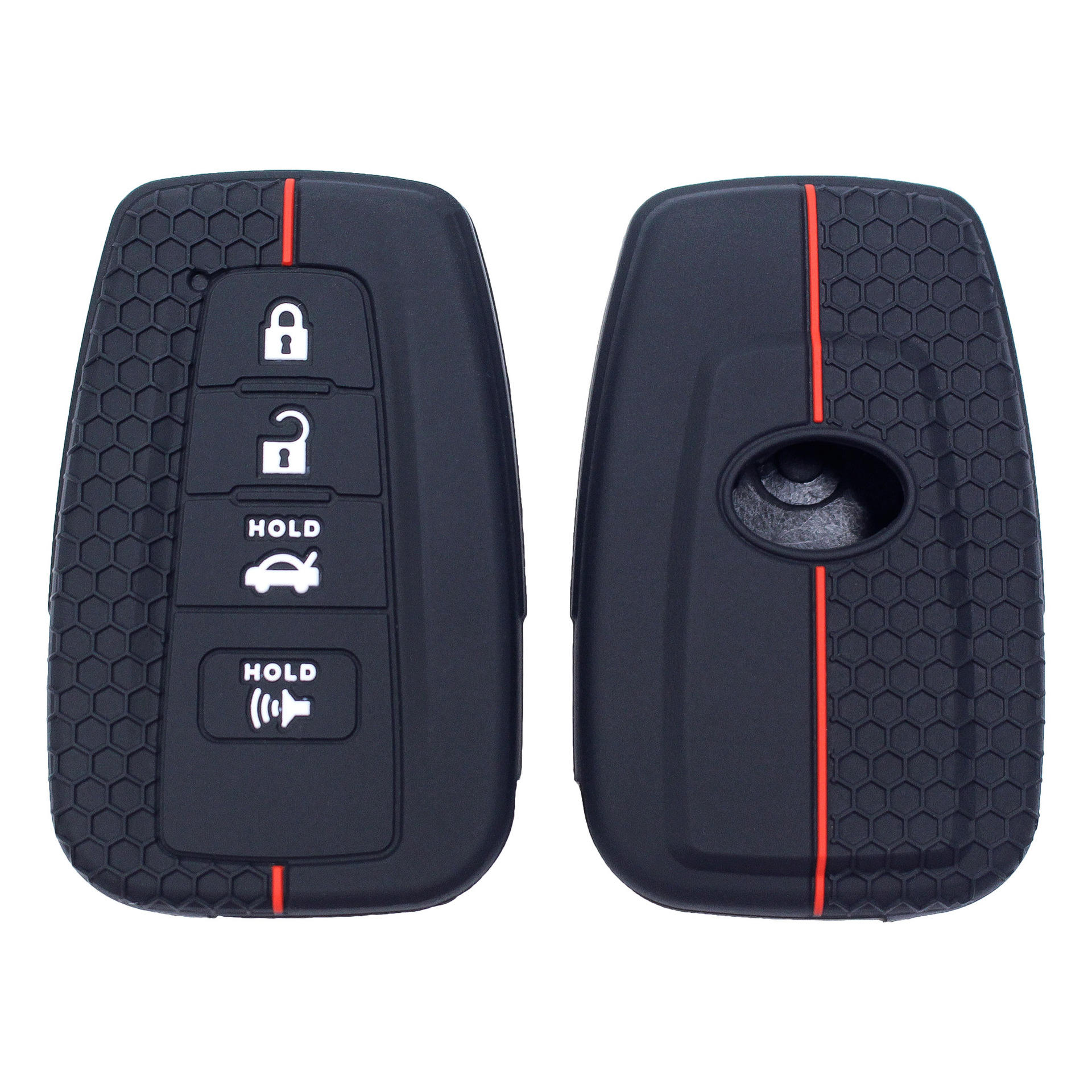 Ligne rouge à 4 boutons