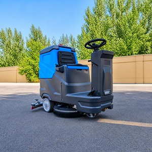 Nouvelle autolaveuse autoportée à propulsion électrique, machine de nettoyage de sols industrielle et commerciale alimentée par batterie - Product Image 1
