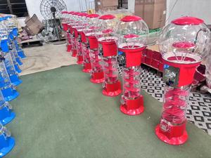 130 Cm Hoge <span class=keywords><strong>Plastic</strong></span> Spiraal Gumball Automaat Voor Grote Bal Capsules Munt En Token Betalingssysteem Voor Verhuur - Product Image 5