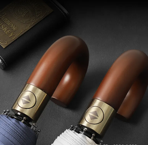 Best quality luxury brand automatic <strong>auto</strong> <strong>open</strong> <strong>close</strong> <strong>umbrella</strong> High Quality And Fashion Design Wooden Handle 3 Folding <strong>umbrella</strong> - Product Image 5