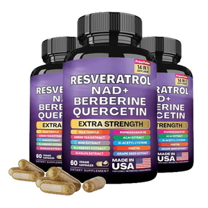 Vente chaude Suppléments Trans NAD + Resvératrol et Berbérine Nicotidamide Y Acide Hyaluronique Myrtille Anti-Aginger NAD Capsules - Product Image 4