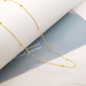 Nouveauté : Magnifique collier chaîne en or massif 18 carats avec pendentif assorti pour femme - Product Image 6