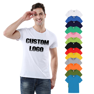 T-shirt en modal <span class=keywords><strong>de</strong></span> haute qualité, personnalisable avec votre propre design, logo personnalisé, blanc, pour la gym, décontracté, pour hommes - Product Image 2