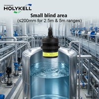 Sensor de Nivel Ultrasónico sin Contacto Holykell para Monitoreo de Tanques de Agua