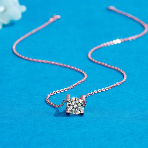 Mylove joyería 925 plata esterlina 1.0ct moisannite diamante <span class=keywords><strong>tauren</strong></span> colgante collar para mujeres con certificado GRA - Product Image 3