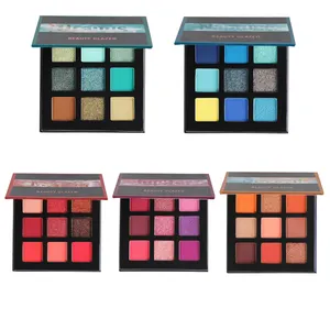 2021 Best Verkochte Kerstcadeau Van Make-Up 9 Kleuren Meerdere Thema 'S Shimmery Matte Waterdichte Eyeshadow Palette